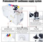 L&C Professional DTF CISS for EPSON ET 8550 DTF Empty Ink System CISS Refillable Cartridge Kit with Ink Flow Control Damper for EPSON ET8550 L805 DTF Printer - Image 3